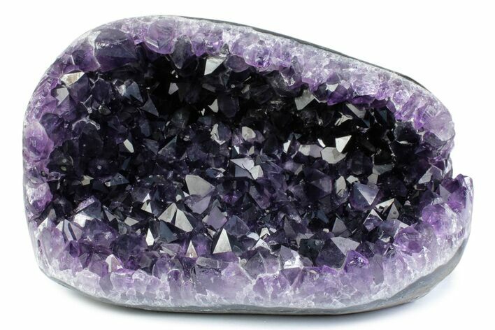 Wide, Deep Purple Amethyst Geode - Uruguay #379374